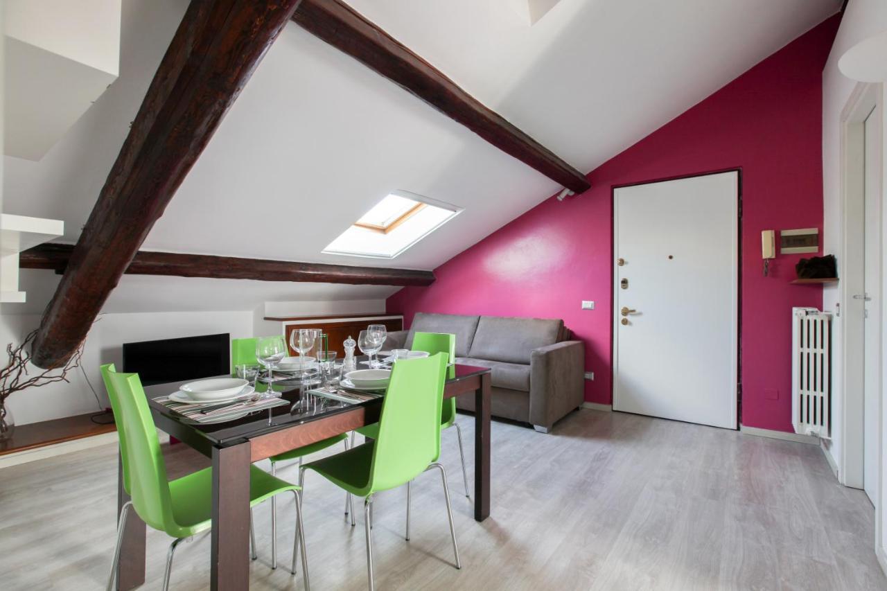 The Cosy Terrace Of Milano- Via Sardegna Apartment Luaran gambar